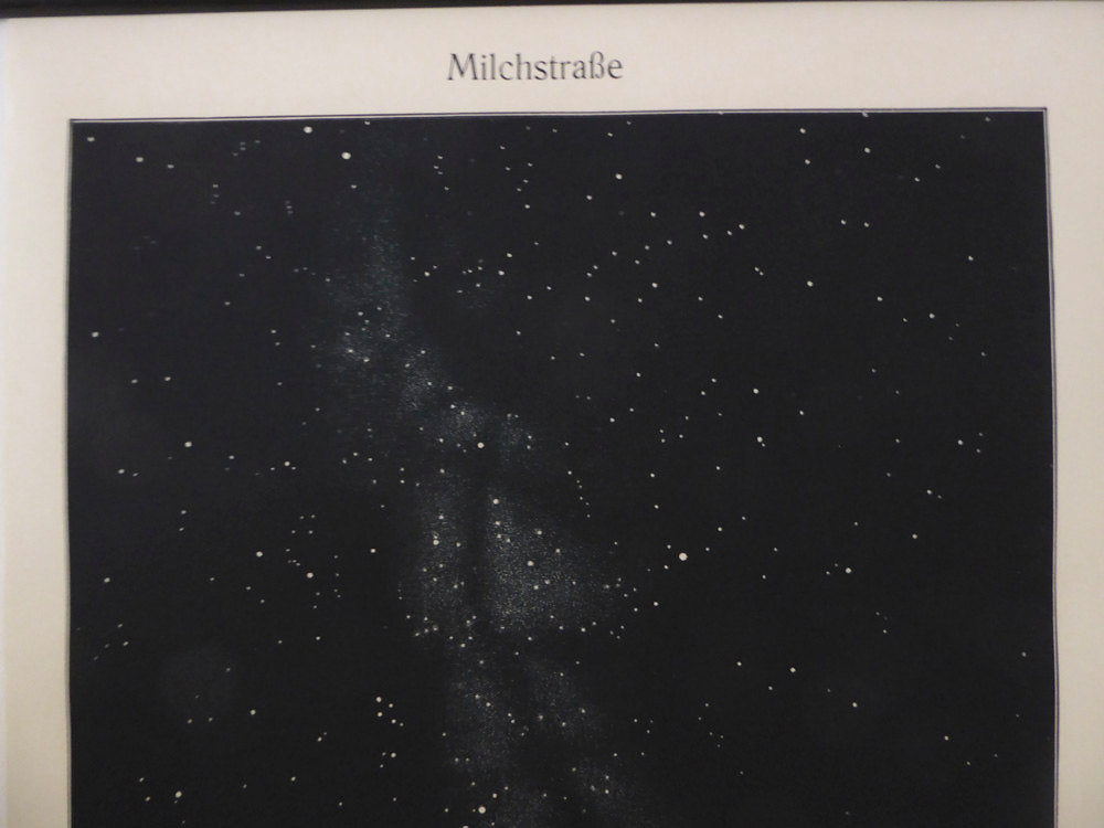 Large Vintage Milky Way Wall Chart