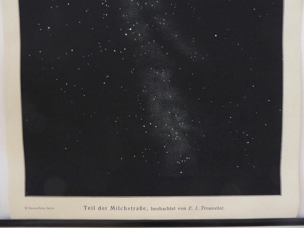Large Vintage Milky Way Wall Chart