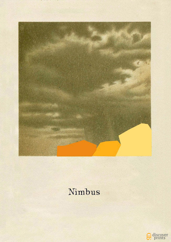 Nimbus Cloud Modern Art Print