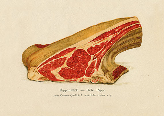 Pork Ribs Meat Art Print