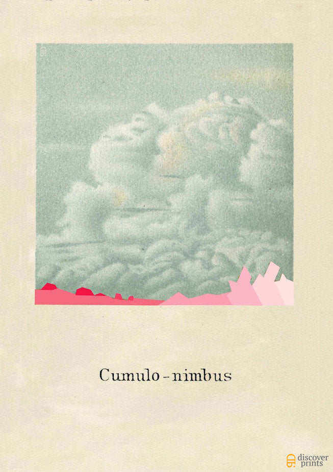 Cumulo Cloud Modern Art Print